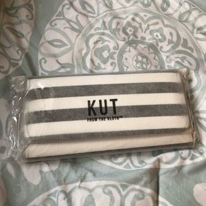 Kut from the Kloth B&W Striped Fold Wallet